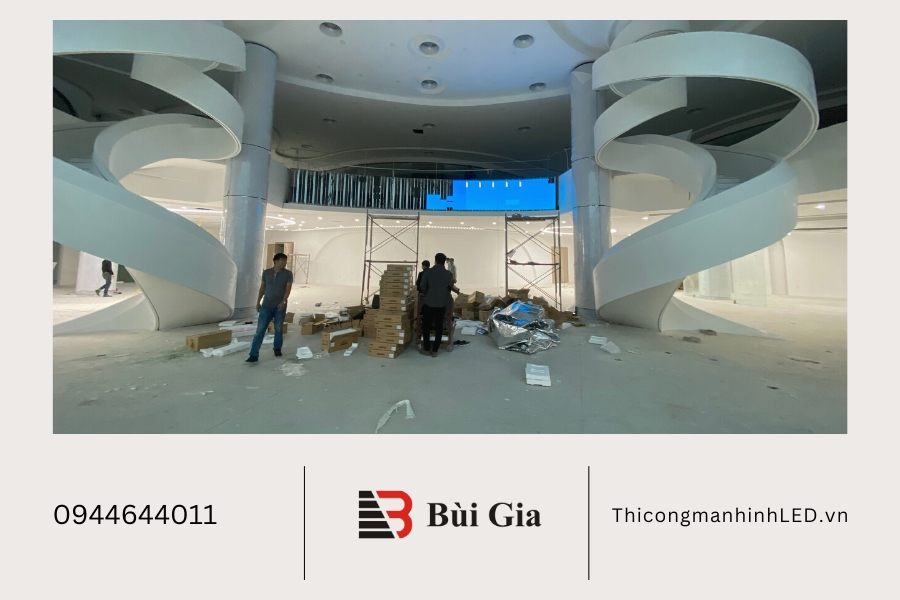 [Dự án đã triển khai] LED Bùi Gia thi công dự án màn hình LED chính hãng LG tại công ty hàng không Vietnam Airline