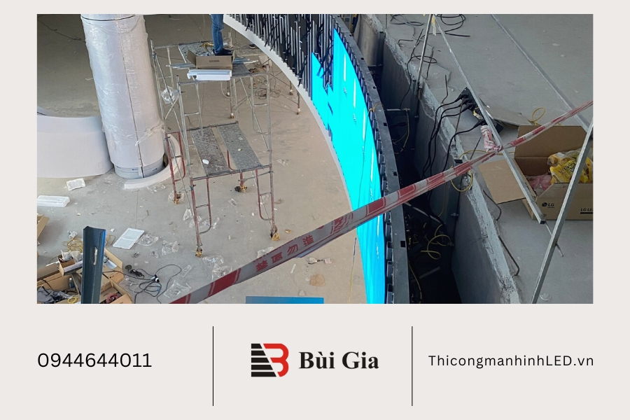 [Dự án đã triển khai] LED Bùi Gia thi công dự án màn hình LED chính hãng LG tại công ty hàng không Vietnam Airline