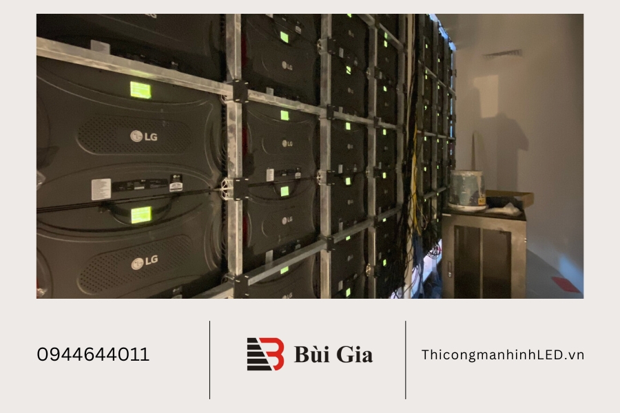 [Dự án đã triển khai] LED Bùi Gia thi công dự án màn hình LED chính hãng LG tại công ty hàng không Vietnam Airline