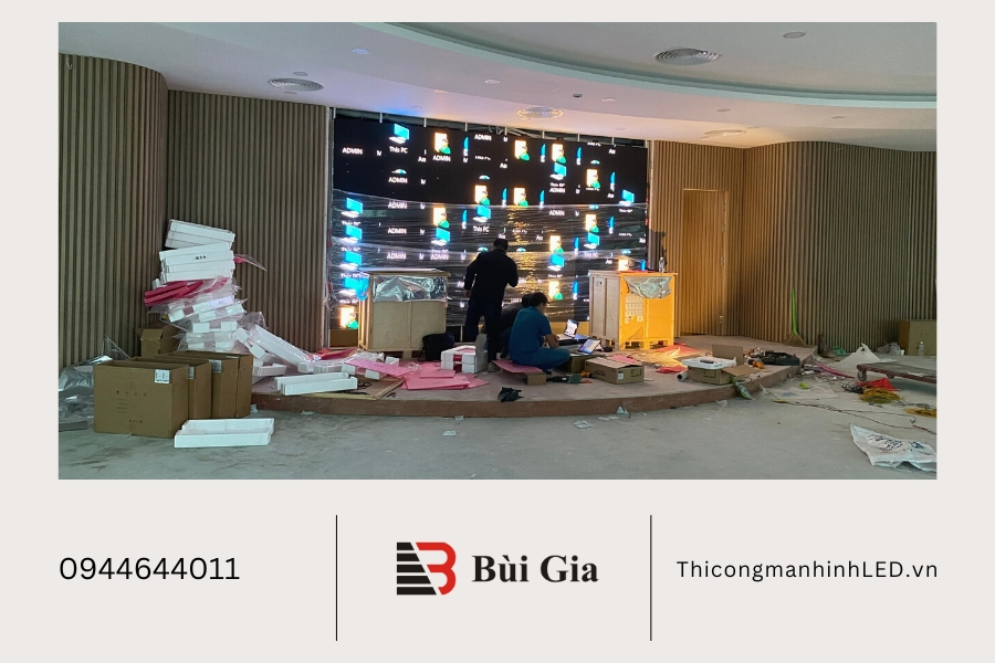 [Dự án đã triển khai] LED Bùi Gia thi công dự án màn hình LED chính hãng LG tại công ty hàng không Vietnam Airline