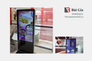 [Dự án đã triển khai] LED Bùi Gia thi công dự án sản phẩm màn LED chân đứng 49 inches