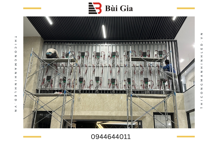 [Dự án đã triển khai] LED Bùi Gia thi công Công trình màn hình LED P3 kích thước 2,3m x 6,1m tại nhà máy nhôm Hưng Phát, Gia Lộc, Hải Dương