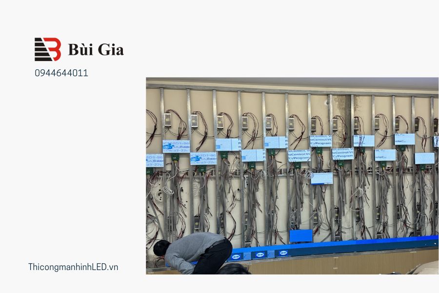 [Dự án đã triển khai] LED Bùi Gia thi công Công trình P1.86 kích thước 2,4m x 7,1m tại Cục Kỹ Thuật Tổng Cục Hậu Cần Bộ Công An
