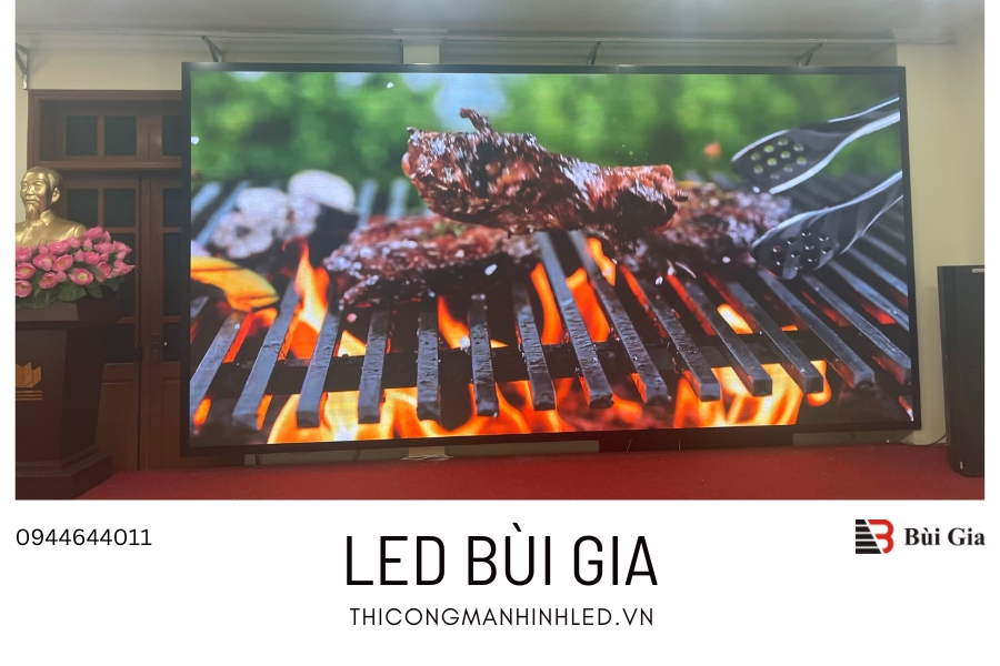 [Dự án đã triển khai] LED Bùi Gia thi công Công trình màn hình LED P2.5 kích thước 2,4m x 4,8m tại Cục Thi Hành Án Hải Phòng