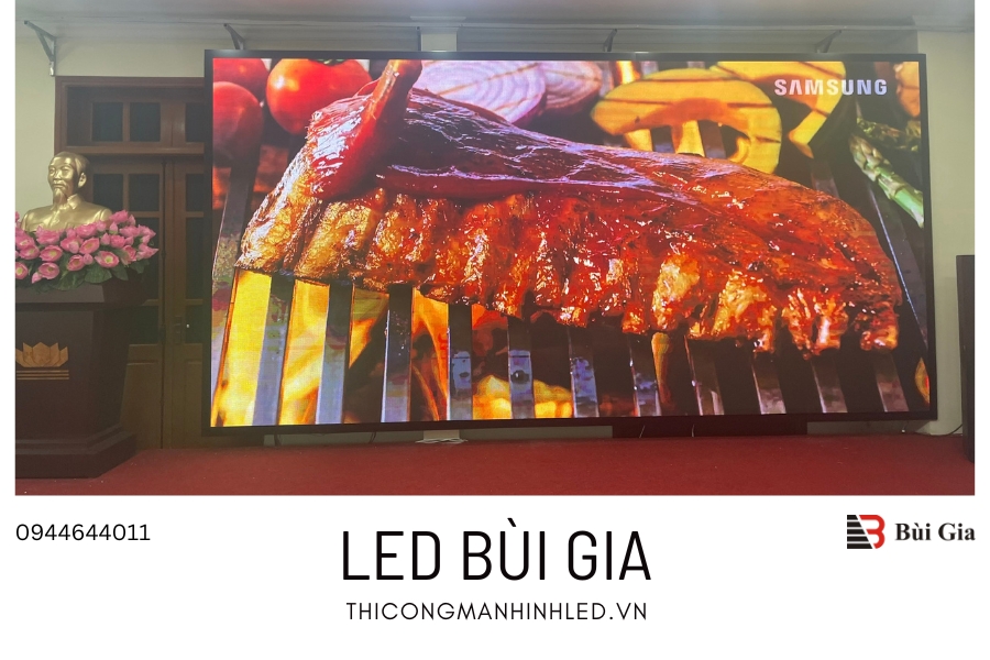 [Dự án đã triển khai] LED Bùi Gia thi công Công trình màn hình LED P2.5 kích thước 2,4m x 4,8m tại Cục Thi Hành Án Hải Phòng
