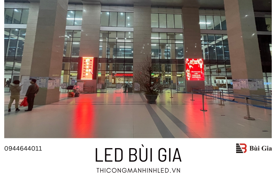 [Dự án đã triển khai] LED Bùi Gia thi công Công trình màn hình LED P4 Outdoors kích thước 2m x 3m tại Bệnh Viện 103, Hà Nội