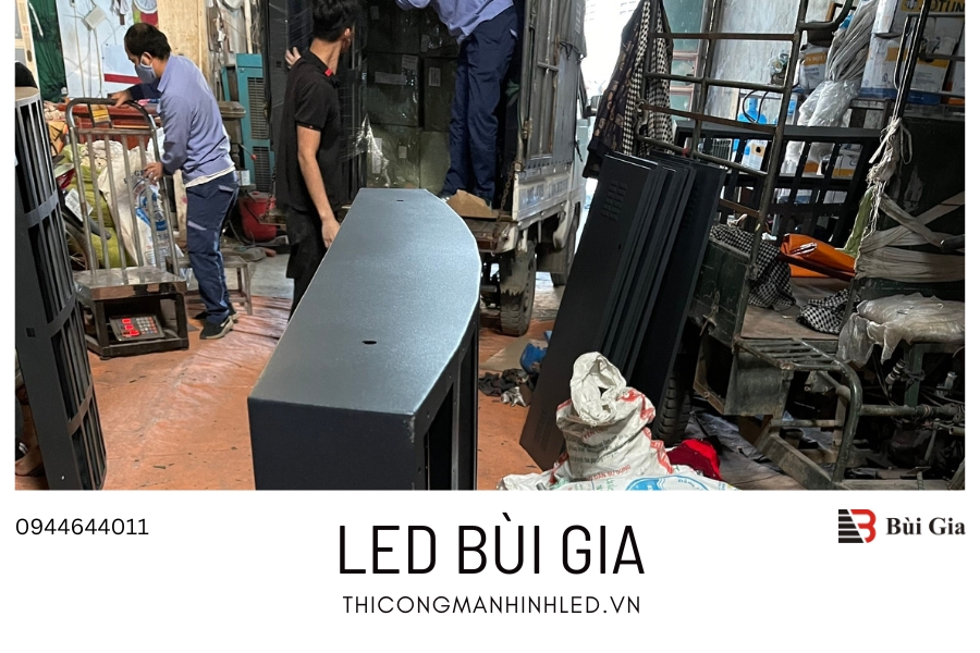 [Dự án đã triển khai] LED Bùi Gia thi công Công trình sản phẩm Cabin cong cho màn ngoài trời