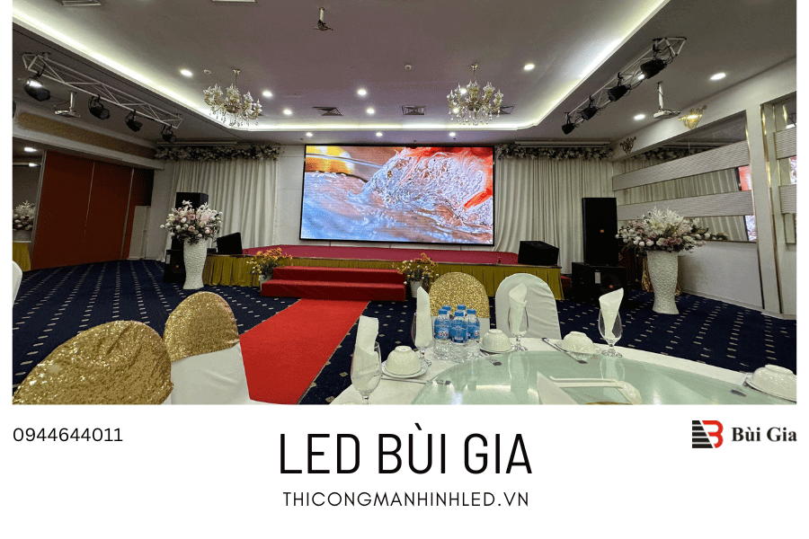 [Dự án đã triển khai] LED Bùi Gia thi công Công trình màn hình LED P3 Kích thước 1,92m x 3,2m tại Ủy Ban Huyện Trùng Khánh, tỉnh Cao Bằng
