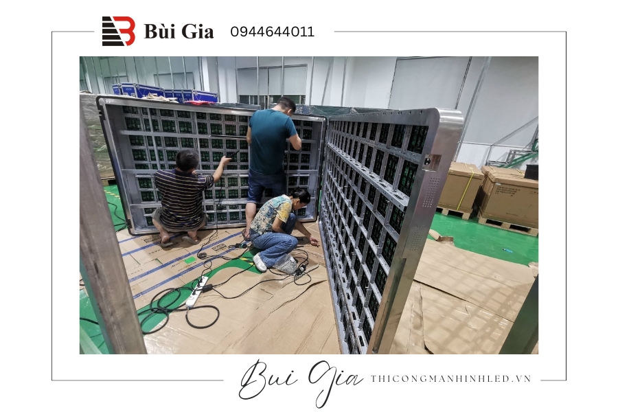 [Dự án đã triển khai] LED Bùi Gia và kho sản phẩm Cabin LED cỡ lớn