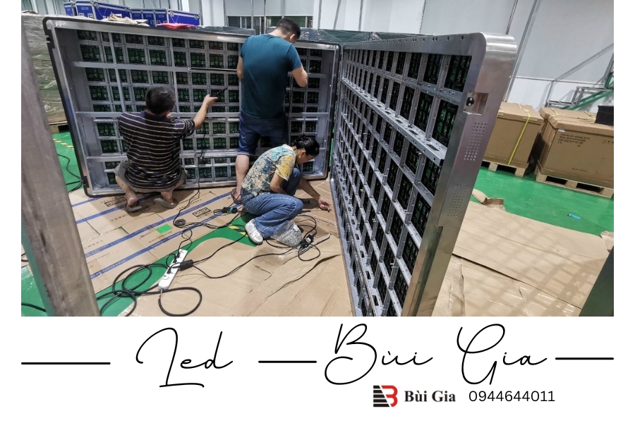 [Dự án đã triển khai] LED Bùi Gia và kho sản phẩm Cabin LED cỡ lớn