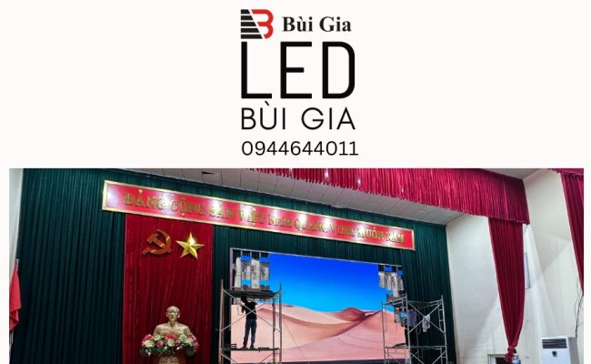 [Dự án đã triển khai] LED Bùi Gia thi công Công trình màn hình LED P2.5 kích thước 4m x 7m tại Ủy Ban Tỉnh Vĩnh Yên