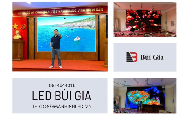 LED P2.5 kích thước 2,88m x 5,12m tại trường Cao Đẳng Công Nghiệp Thái Nguyên - THUMB XIN