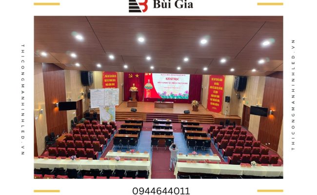 [Dự án đã triển khai] LED Bùi Gia thi công Công trình màn hình LED P2 Kích thước 1,92m x 3,2m tại trường Cao Đẳng An Ninh Nhân Dân - THUMBx