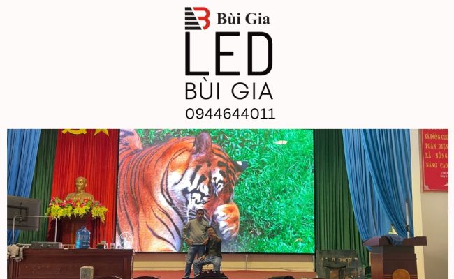 [Dự án đã triển khai] LED Bùi Gia thi công Công trình màn hình LED P2.5 kích thước 4m x 7m tại Uỷ Ban xã Đồng Cương huyện Yên Lạc tỉnh Vĩnh Phúc