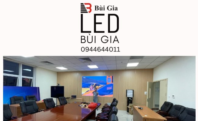 màn hình LED P1.53 kích thước 1,4m x 2,88m tại Phòng họp Bệnh Viện 103, Hà Nội - THUMB