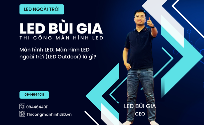 Màn hình LED - Màn hình LED ngoài trời (LED Outdoor) là gì - THUMB