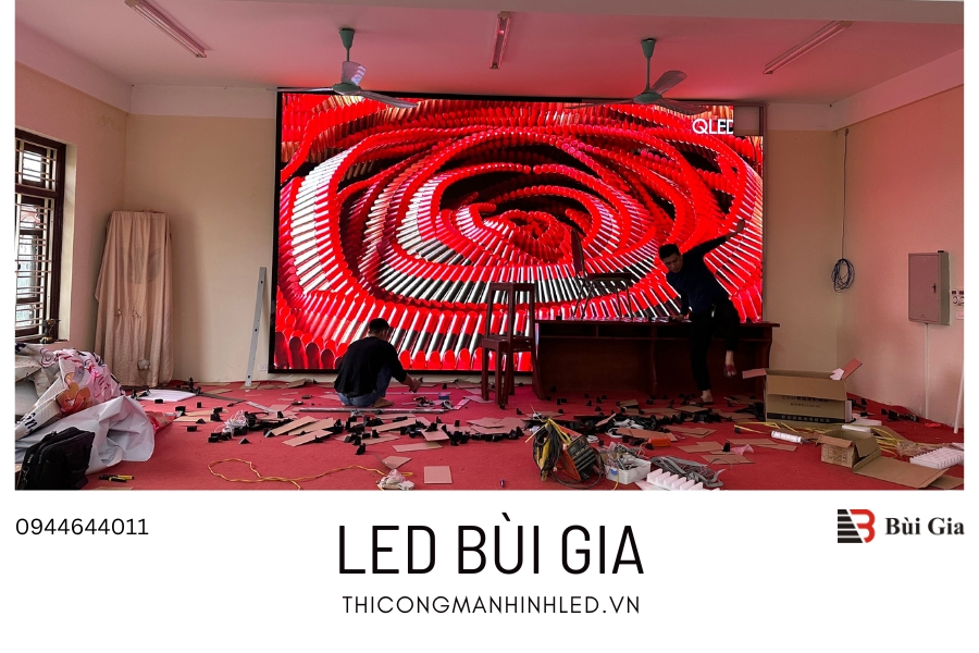 [Dự án đã triển khai] LED Bùi Gia thi công Công trình màn hình LED P4 Outdoors kích thước 2m x 3m tại Bệnh Viện 103, Hà Nội