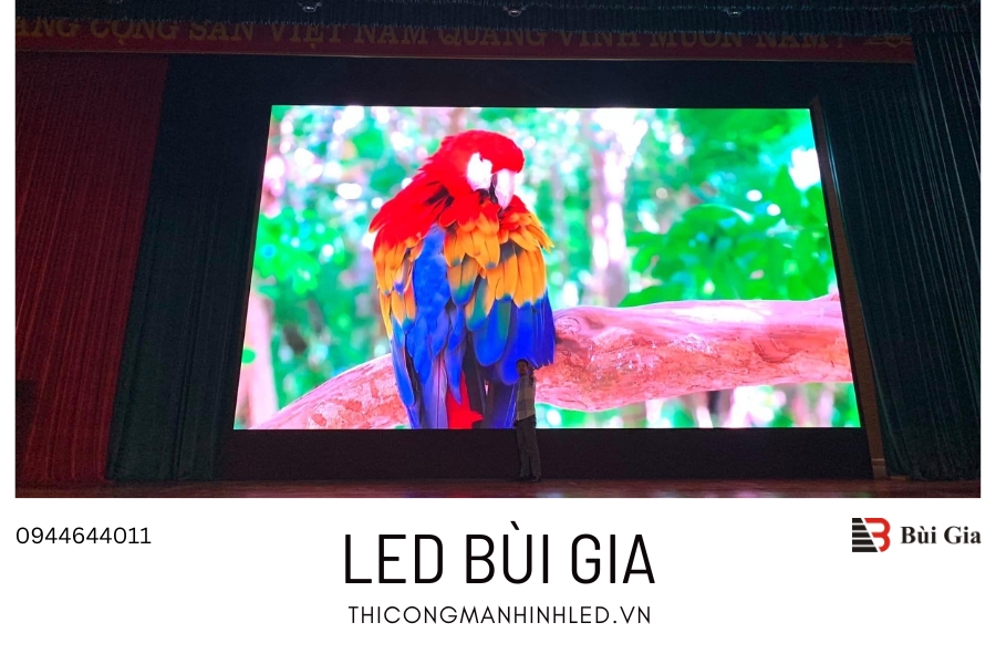 [Dự án đã triển khai] LED Bùi Gia thi công Công trình màn hình LED P3 kích thước 5m x 9m tại Thành Ủy Bắc Giang