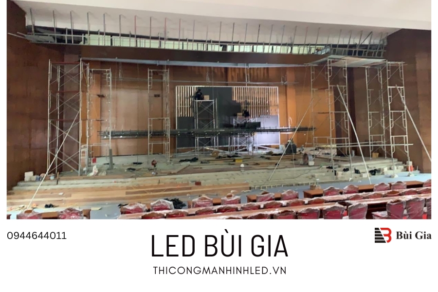 Dự án màn hình LED P3 tại Thành Ủy Bắc Giang