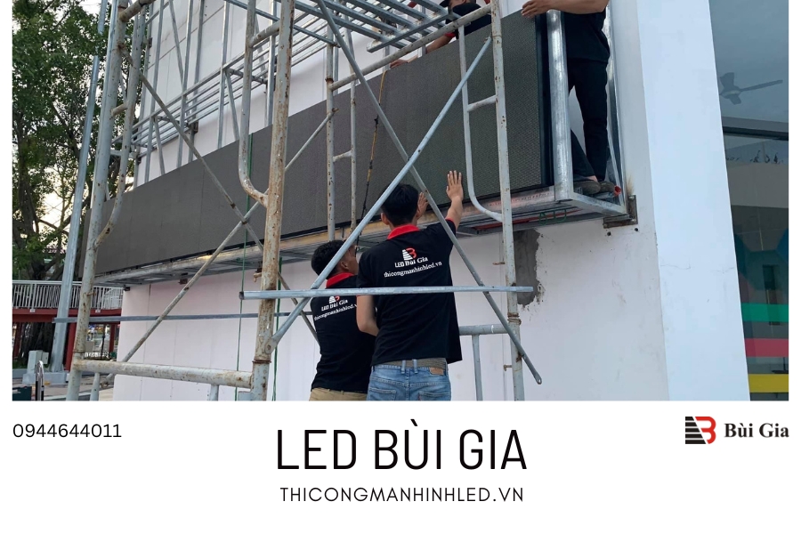 [Dự án đã triển khai] LED Bùi Gia thi công Công trình màn hình LED P6 kích thước 5m x 8m tại Cung Thiếu Nhi tỉnh Quảng Ninh