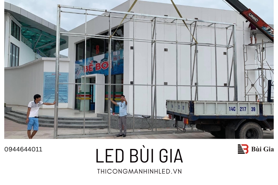 [Dự án đã triển khai] LED Bùi Gia thi công Công trình màn hình LED P6 kích thước 5m x 8m tại Cung Thiếu Nhi tỉnh Quảng Ninh