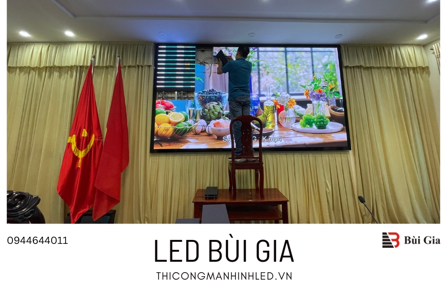 Dự án màn hình LED P2 tại Lữ Đoàn 86