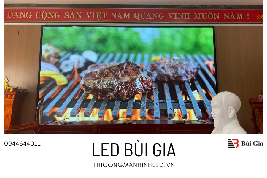 [Dự án đã triển khai] LED Bùi Gia thi công Công trình màn hình LED P2 Kích thước 2,08m x 3,52m tại Lữ Đoàn 86 Hồng Kỳ Sóc Sơn Hà Nội