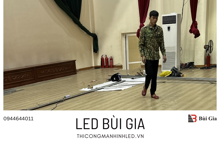 [Dự án đã triển khai] LED Bùi Gia thi công Công trình màn hình LED P2.5 kích thước 4m x 7m tại Ủy Ban Tỉnh Vĩnh Yên