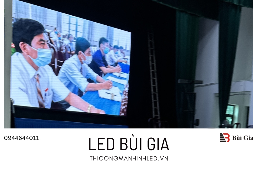 [Dự án đã triển khai] LED Bùi Gia thi công Công trình màn hình LED P2.5 kích thước 3,2m x 5,95m tại Ủy Ban xã Nguyệt Đức huyện Yên Lạc, Vĩnh Phúc
