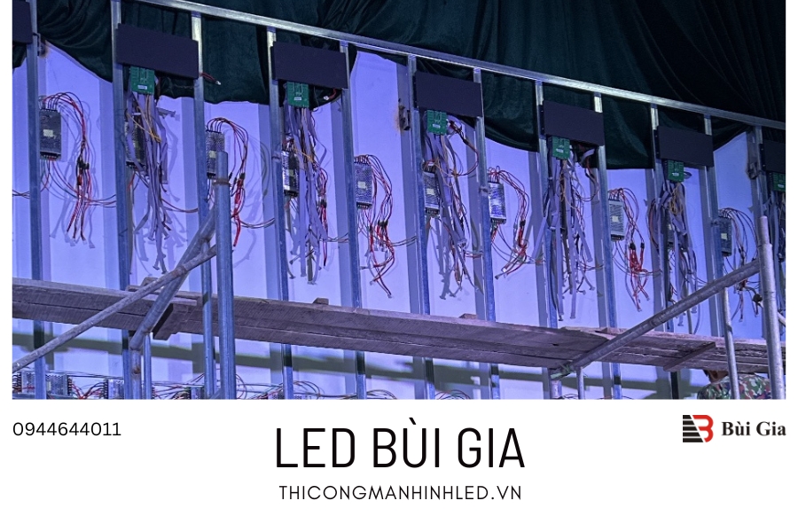 [Dự án đã triển khai] LED Bùi Gia thi công Công trình màn hình LED P2.5 kích thước 3,2m x 5,95m tại Ủy Ban xã Nguyệt Đức huyện Yên Lạc, Vĩnh Phúc