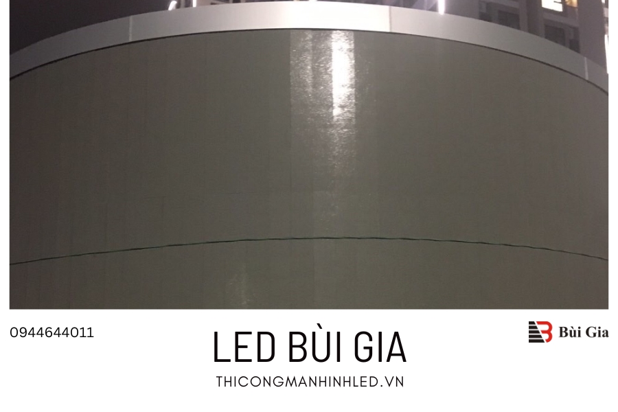 [Dự án đã triển khai] LED Bùi Gia thi công Công trình màn hình LED P6 cong tại Ocean Park Gia Lâm, Hà Nội