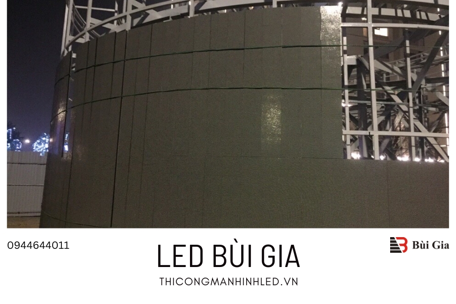[Dự án đã triển khai] LED Bùi Gia thi công Công trình màn hình LED P6 cong tại Ocean Park Gia Lâm, Hà Nội