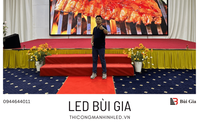 [Dự án đã triển khai] LED Bùi Gia thi công Dự án màn hình LED P4 Kích thước 3,04m x 6,08m tại khách sạn Hacinco 110 Thái Thịnh, Trung Liệt, Đống Đa, Hà Nội