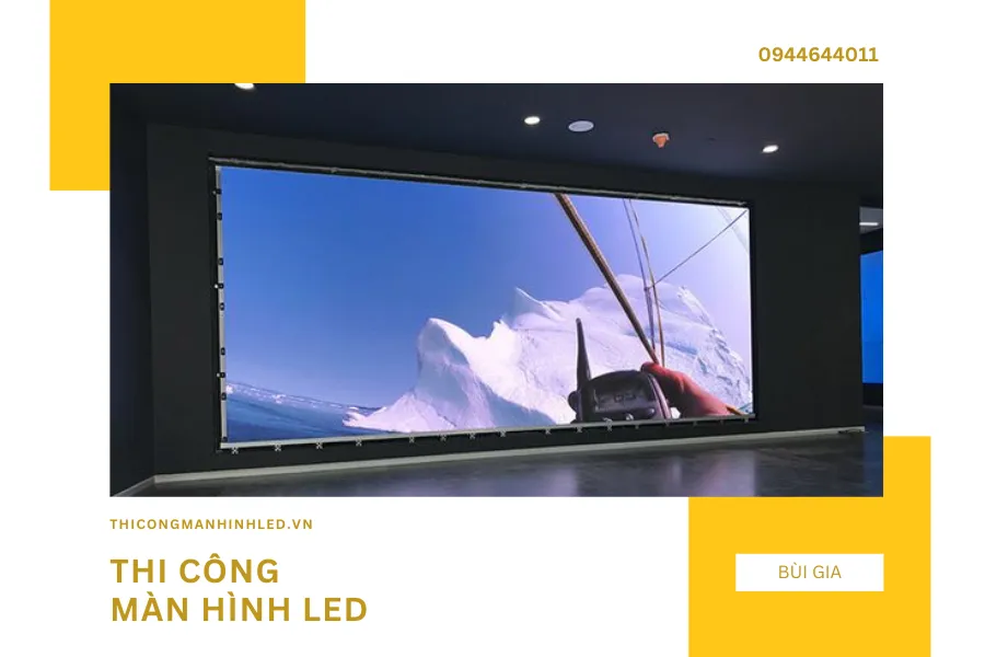 Màn hình LED trong studio hình ảnh