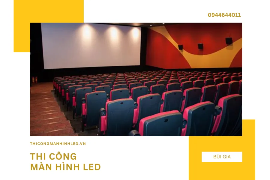 Lựa chọn màn hình LED cho studio và rạp chiếu phim