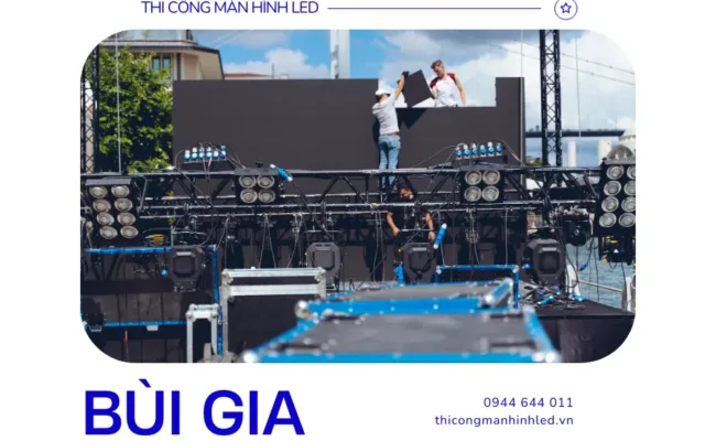 Chọn màn hình LED sân khấu với kích thước là bao nhiêu?