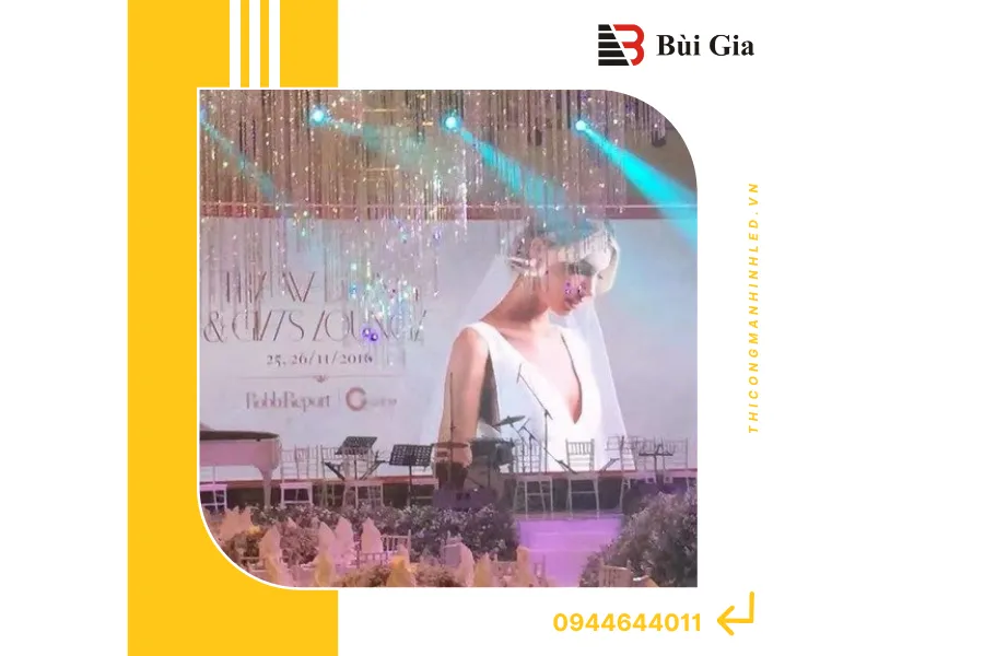 Màn hình LED đám cưới - Giá thành và tính ứng dụng