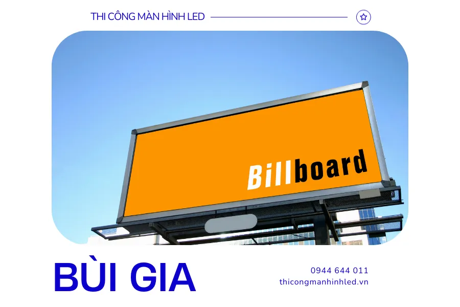 Tìm hiểu về loại hình quảng cáo Billboard