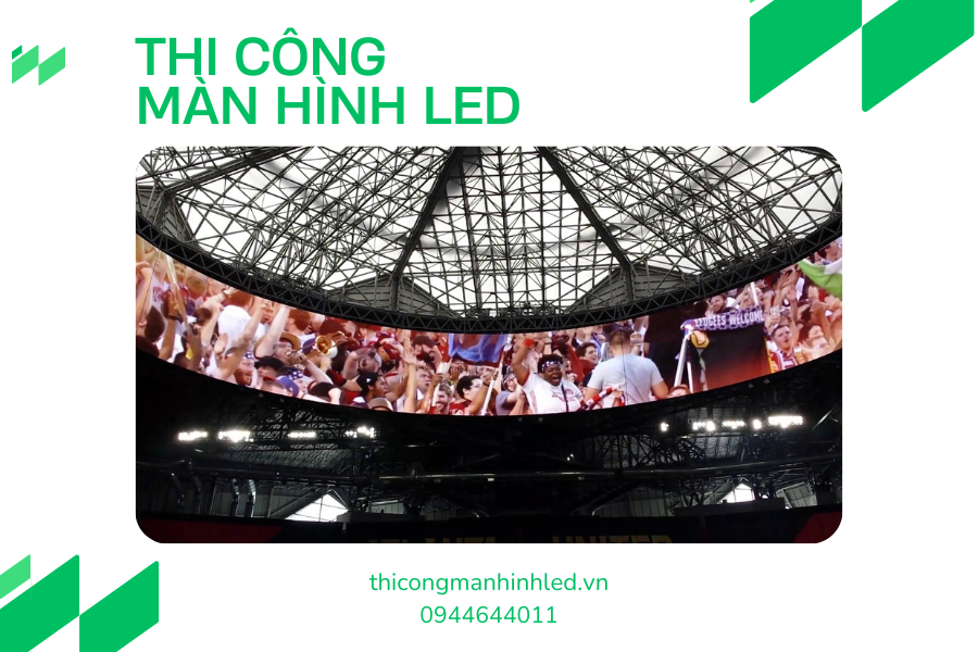 Màn hình LED Halo Board tại Sân vận động Mercedes-Benz, Atlanta, USA