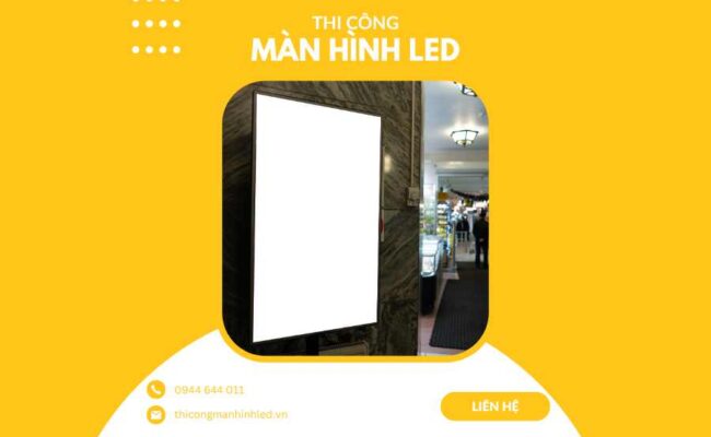 Màn hình LED siêu mỏng Xu hướng mới trong thiết kế không gian