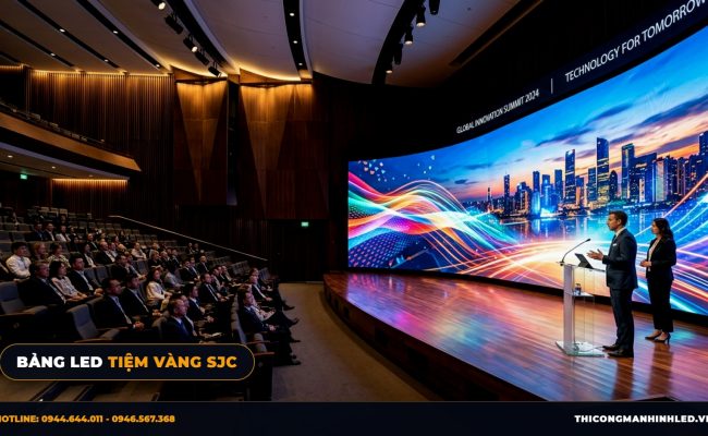 Màn Hình LED Tiệm Vàng & Trang Sức: Bảng Điện Tử Giá Vàng 9999 SJC Trực Tuyến chính hãng LED Bùi Gia