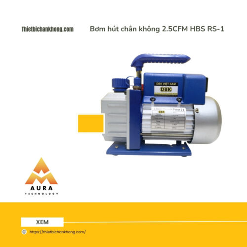 Bơm hút chân không 2.5CFM HBS RS-1