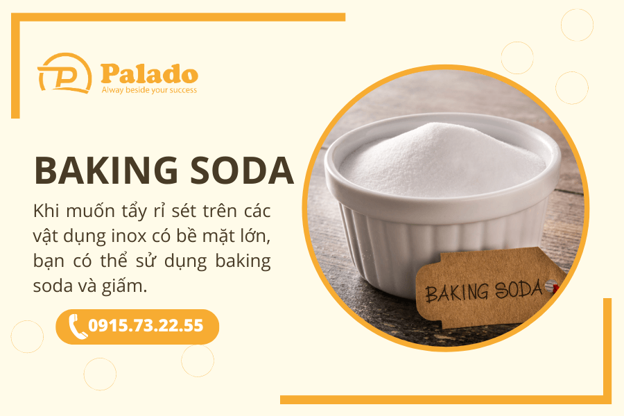 Sử dụng baking soda và giấm (1)
