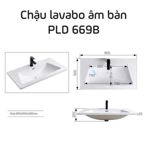 Chậu PLD669B 1200 x 1200 4