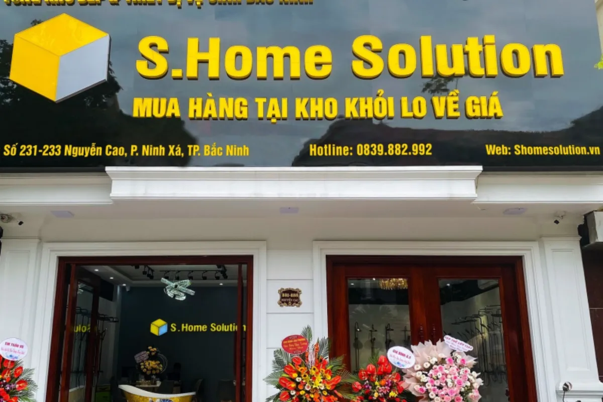 Showroom thiết bị vệ sinh S.Home Solution Bắc Ninh