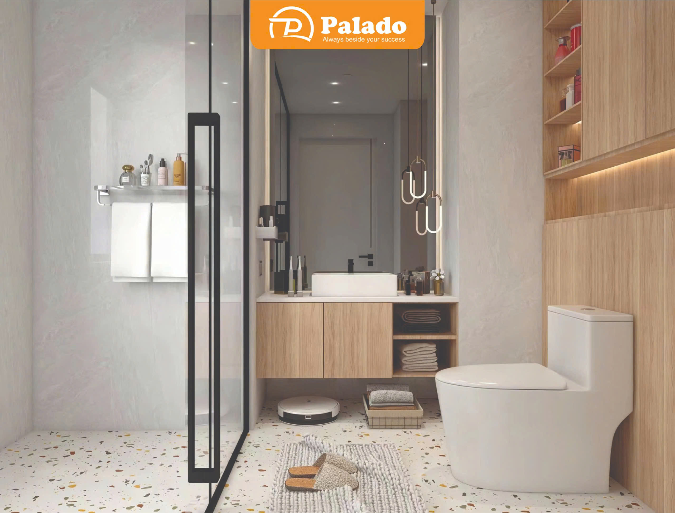 Palado.vn Bệt 671H Trắng Ảnh gốc 12