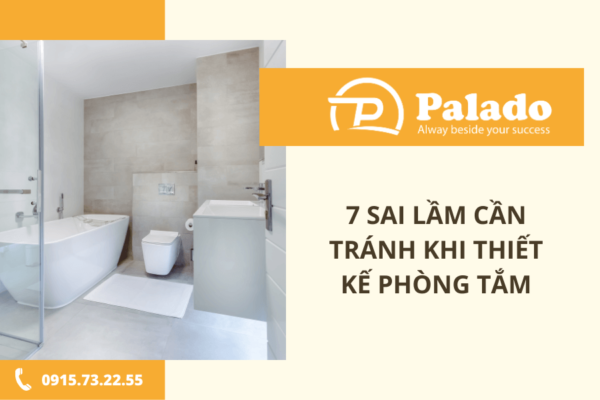 7 sai lầm cần tránh khi thiết kế phòng tắm 01