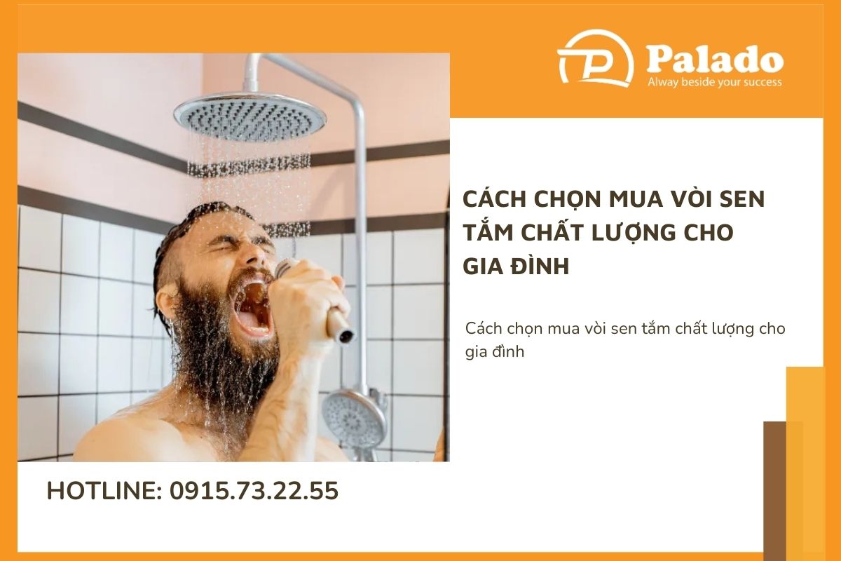 Cách chọn mua vòi sen tắm chất lượng cho gia đình