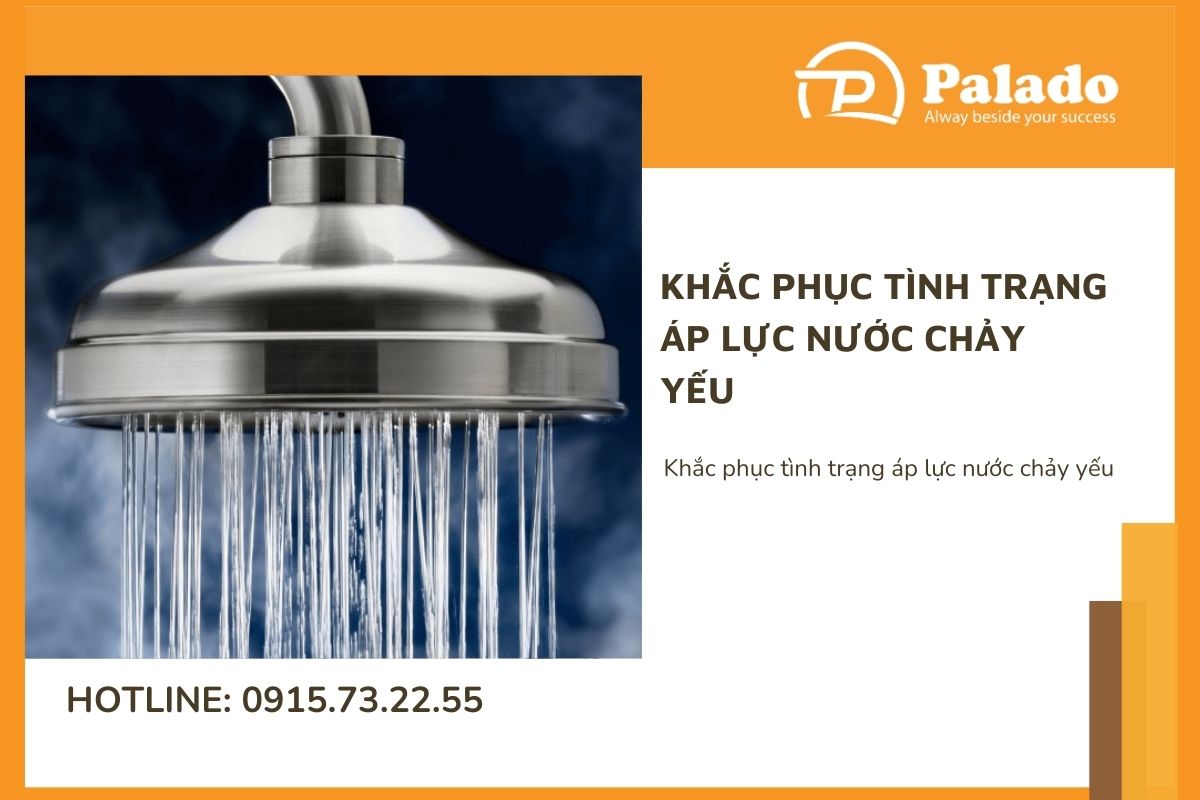 Khắc phục tình trạng áp lực nước chảy yếu