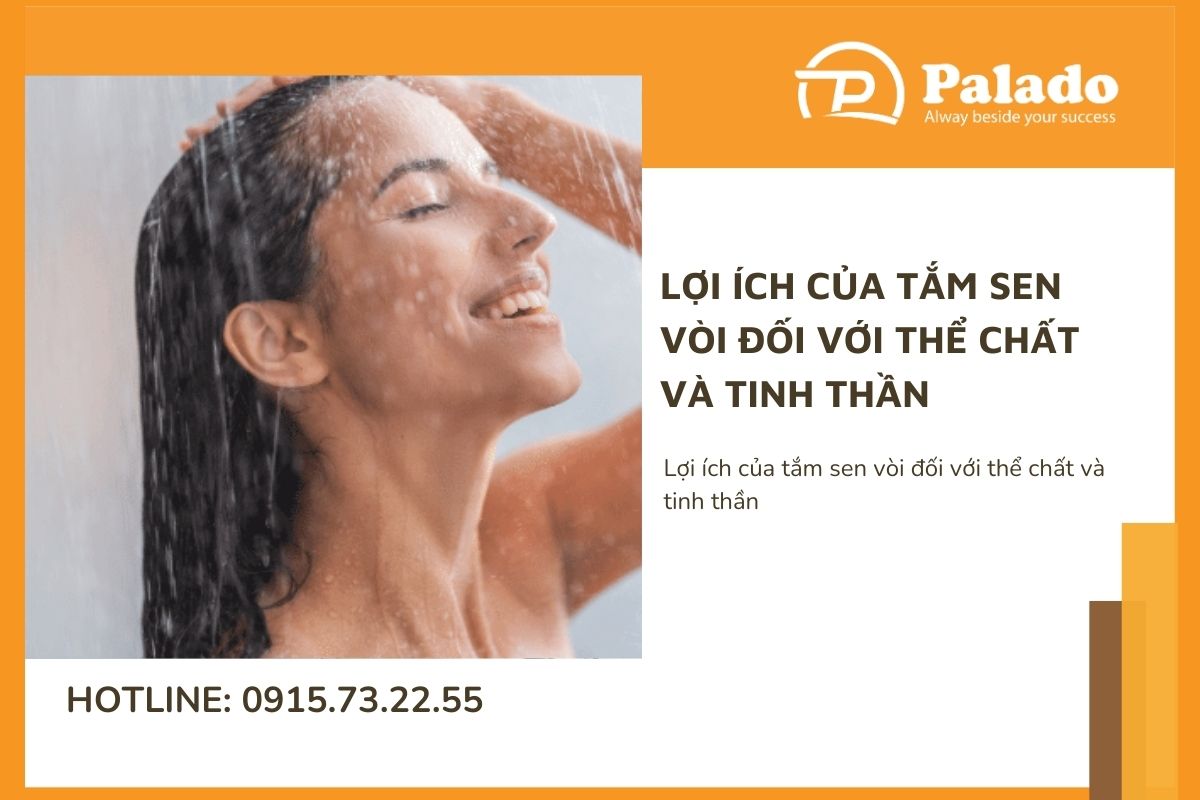 Lợi ích của tắm sen vòi đối với thể chất và tinh thần